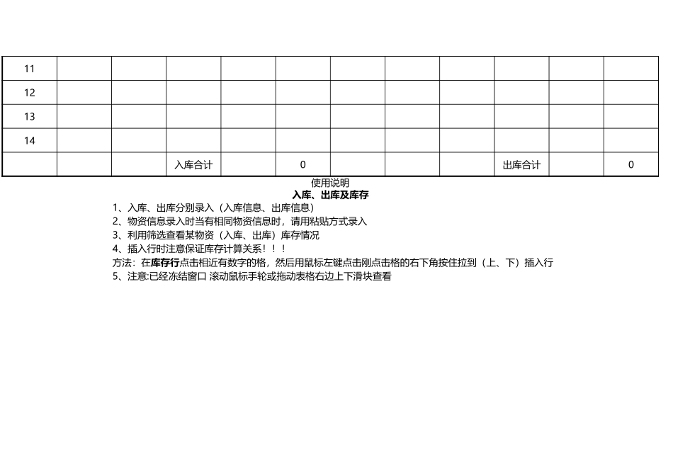 03-【管理表格】-15-仓库台账 (2).xlsx_第2页