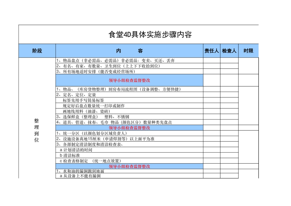 4D具体实施步骤内容 (2).xls_第1页