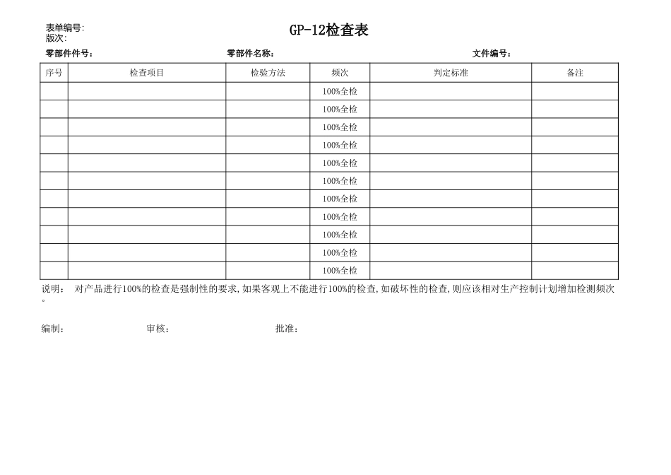03 GP12检查表 (2).xlsx_第1页