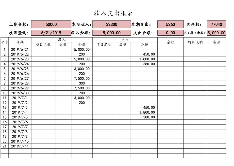 23收入支出财务报表.xlsx_第1页