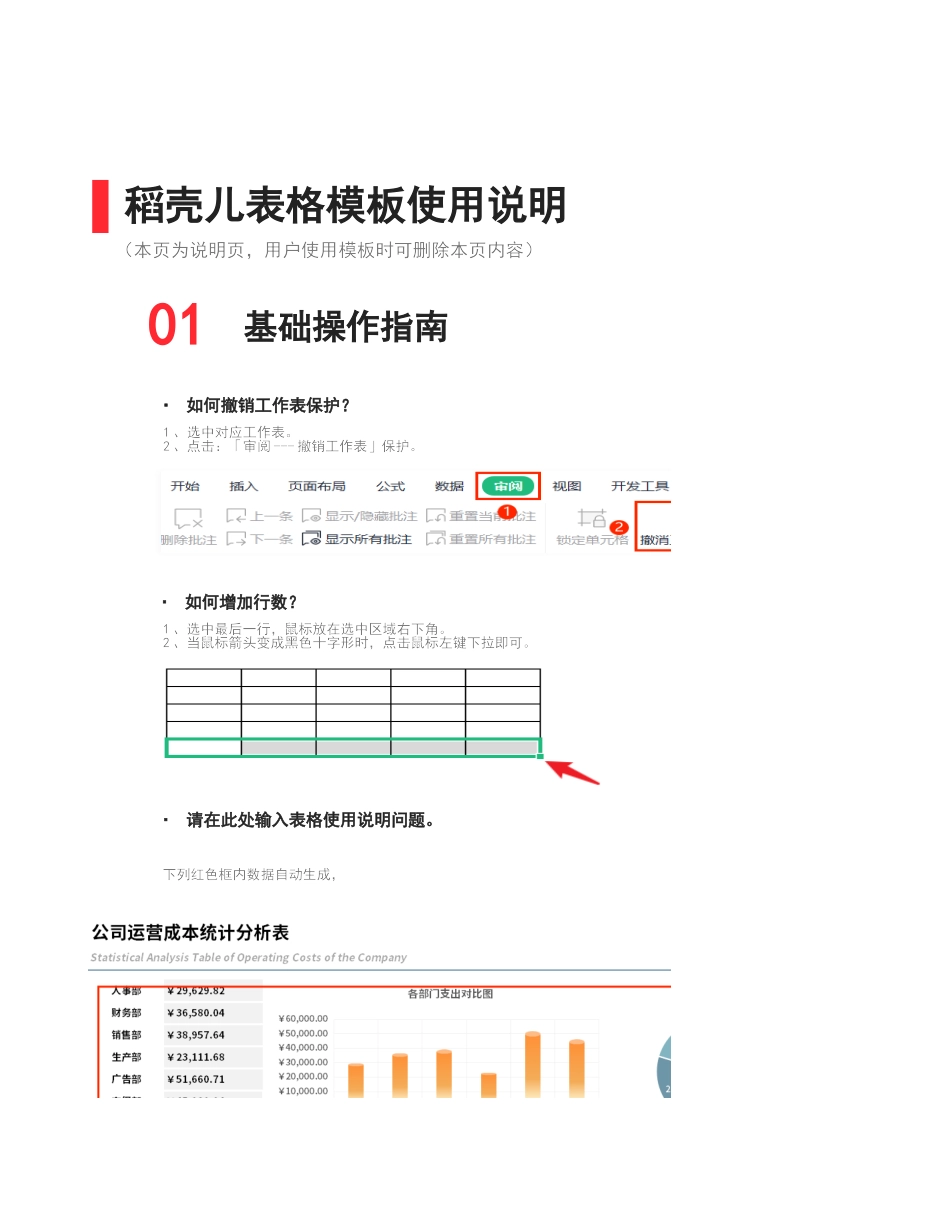 22公司运营成本统计分析表.xlsx_第3页
