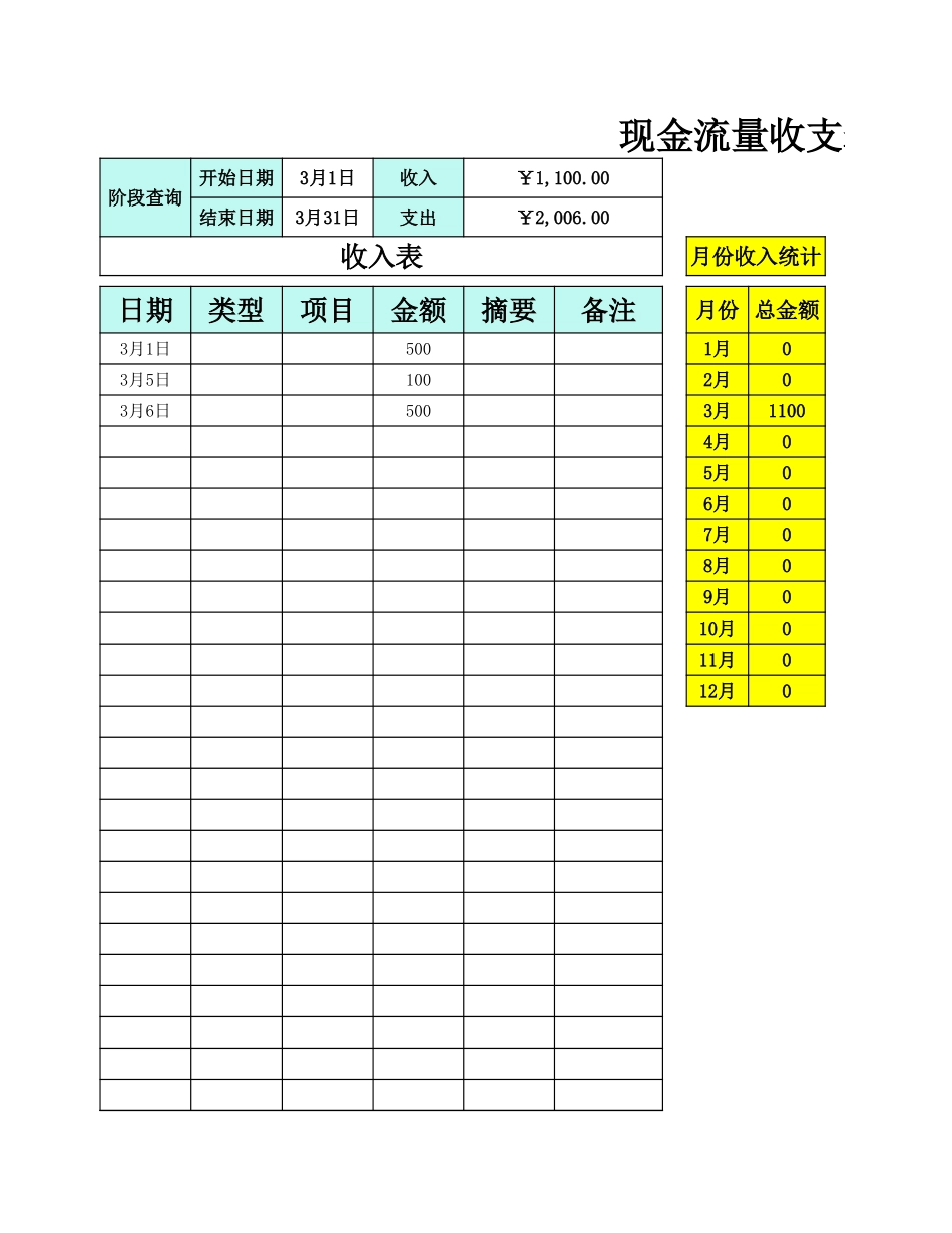 21-【现金流量表】-04-现金流量收支表 (2).xlsx_第1页