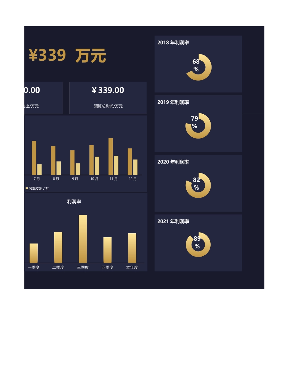 33财务报表-年度费用预算表.xlsx_第2页