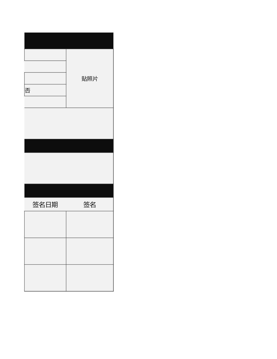 86人事行政转正申请表.xlsx_第2页