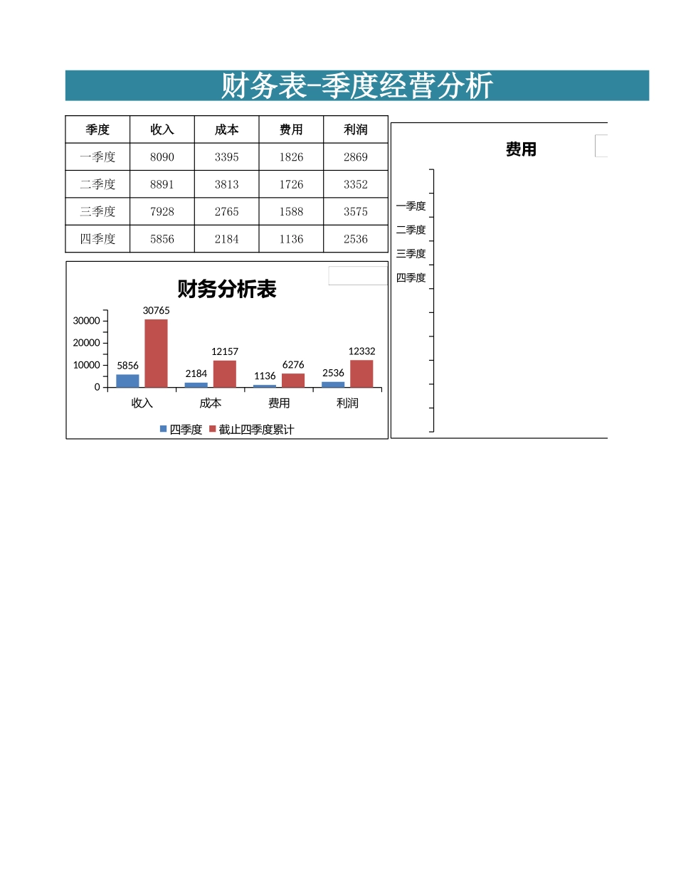 113财务表-季度经营分析 (2).xlsx_第1页