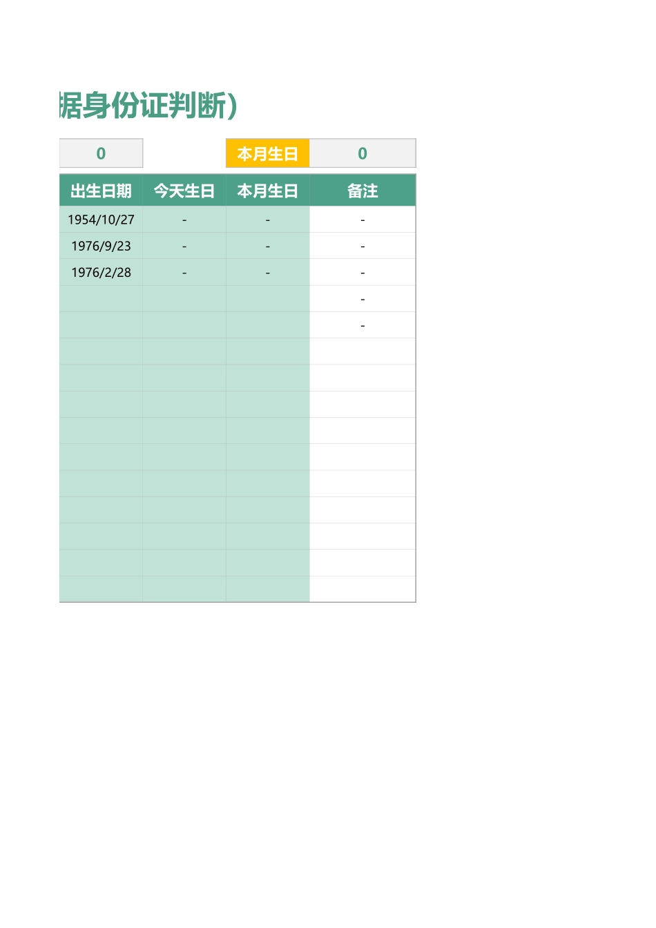 183员工生日自动提醒.xlsx_第2页