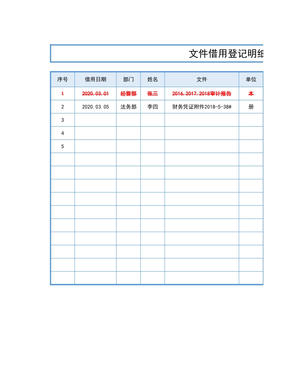 128文件借用登记明细表.xlsx_第1页