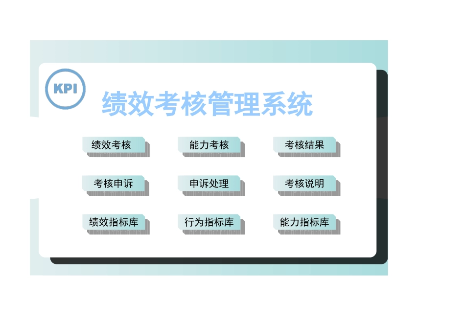 417绩效考核管理系统.xls_第1页