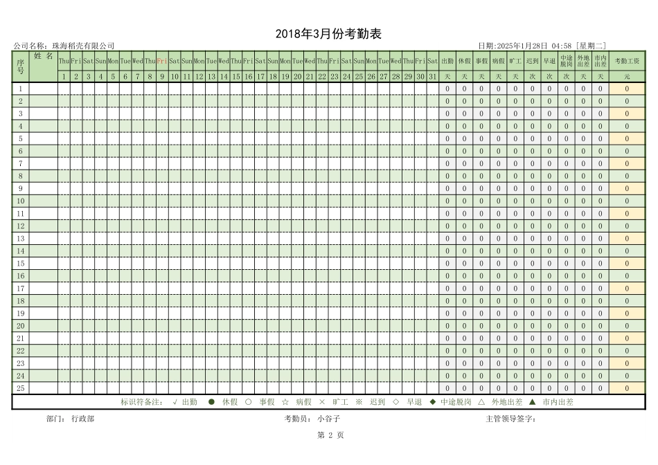 377企业员工考勤绩效管理系统.xlsx_第3页