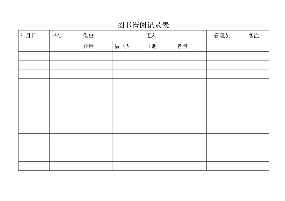 05 -图书借阅记录表.doc_第1页