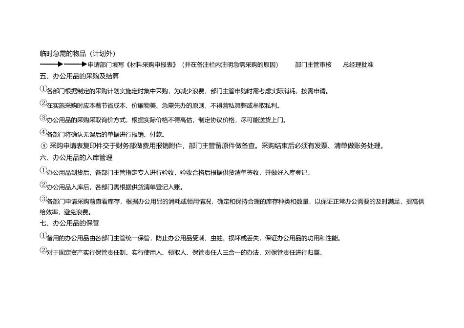 01-【管理制度】-12-办公用品采购管理办法.docx_第2页