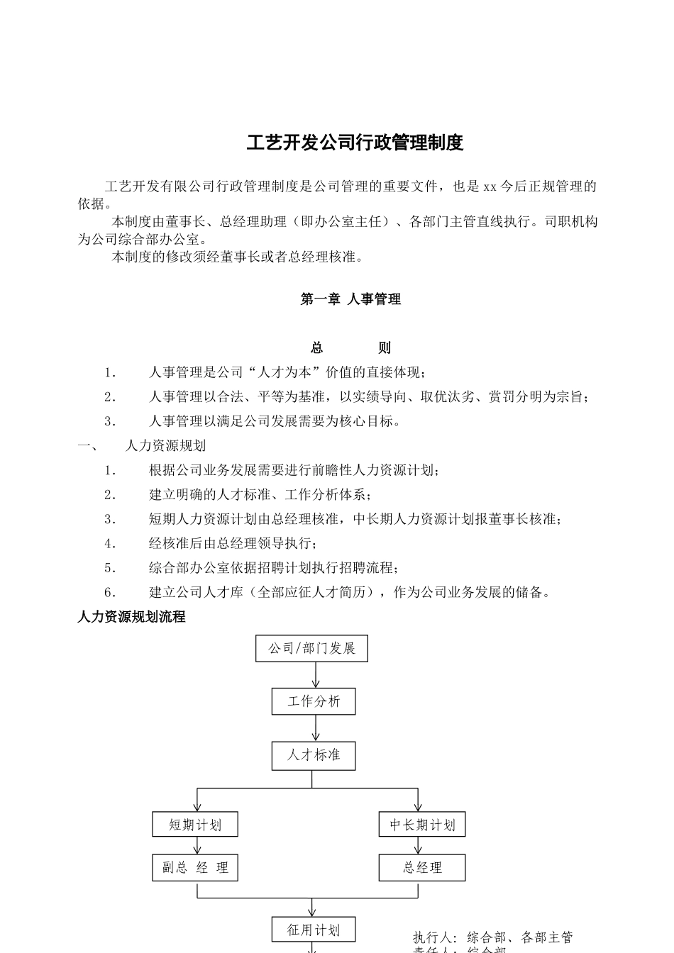 01-【管理制度】-18-工艺开发行政管理制度.docx_第1页