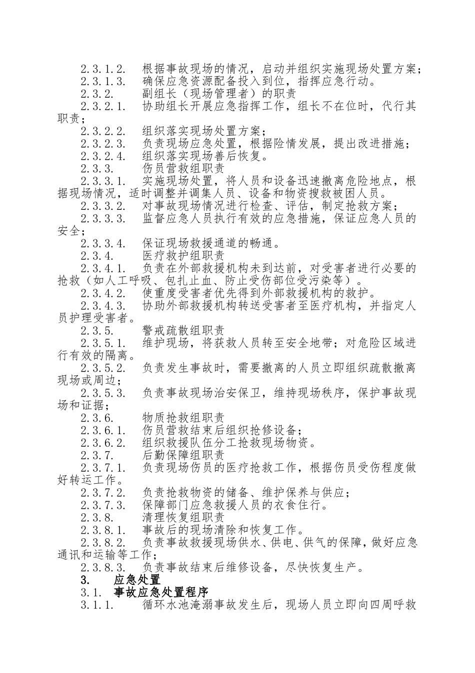 17.循环水池淹溺事故现场处置方案.doc_第2页