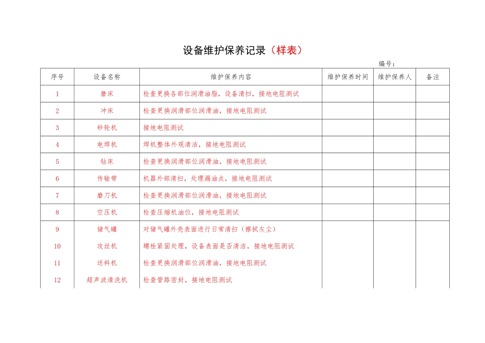 6.设备维护保养记录.doc_第2页