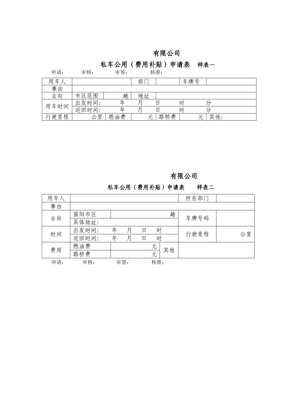 02-【私车管理】-07-私车公用费用补贴管理办法.doc_第3页