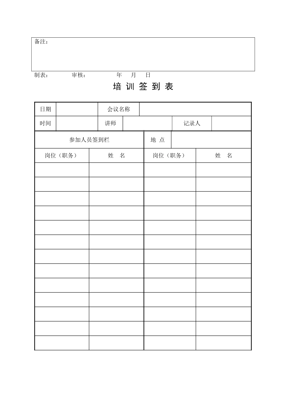 16.安全培训记录效果评估表（全员消防培训）.doc_第2页