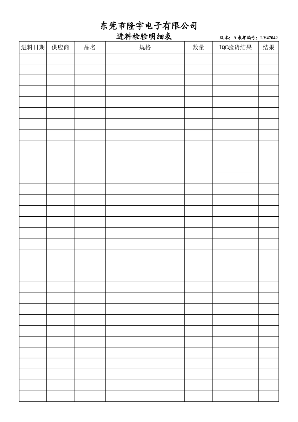 LY47042---进料检验明细.xls_第1页
