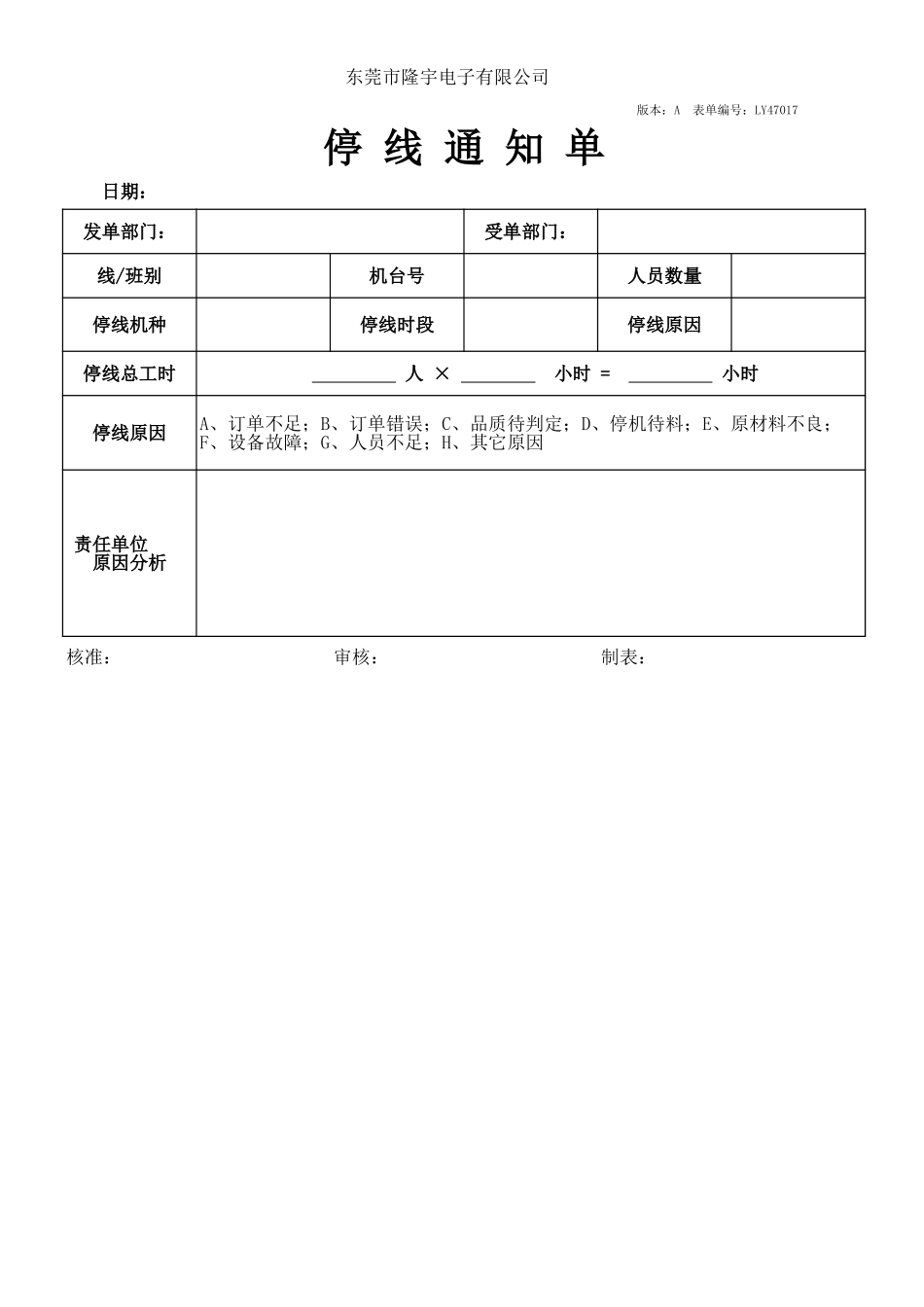 LY47017---停线通知单.xls_第1页