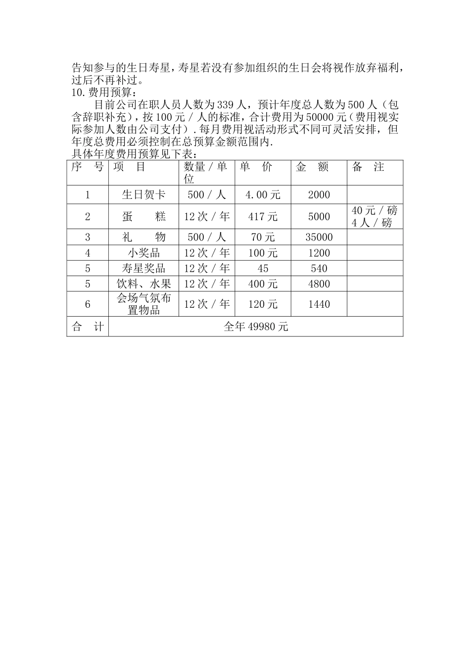 关于举办员工集体生日会的策划书 (2).doc_第2页