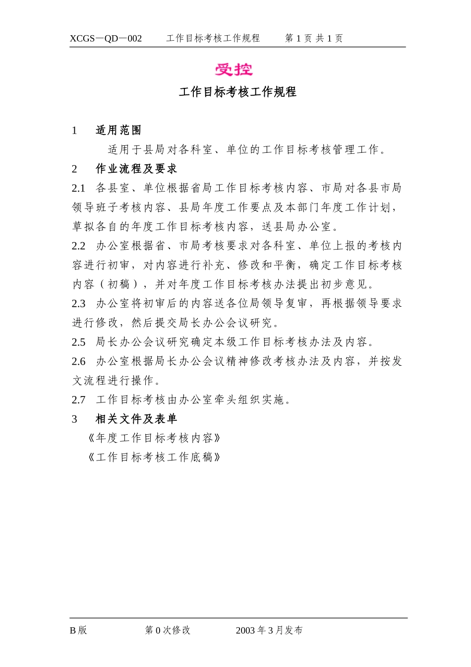 工作目标考核工作规程.DOC_第1页