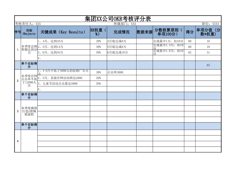 集团OKR考核评分表(示例).xlsx_第1页