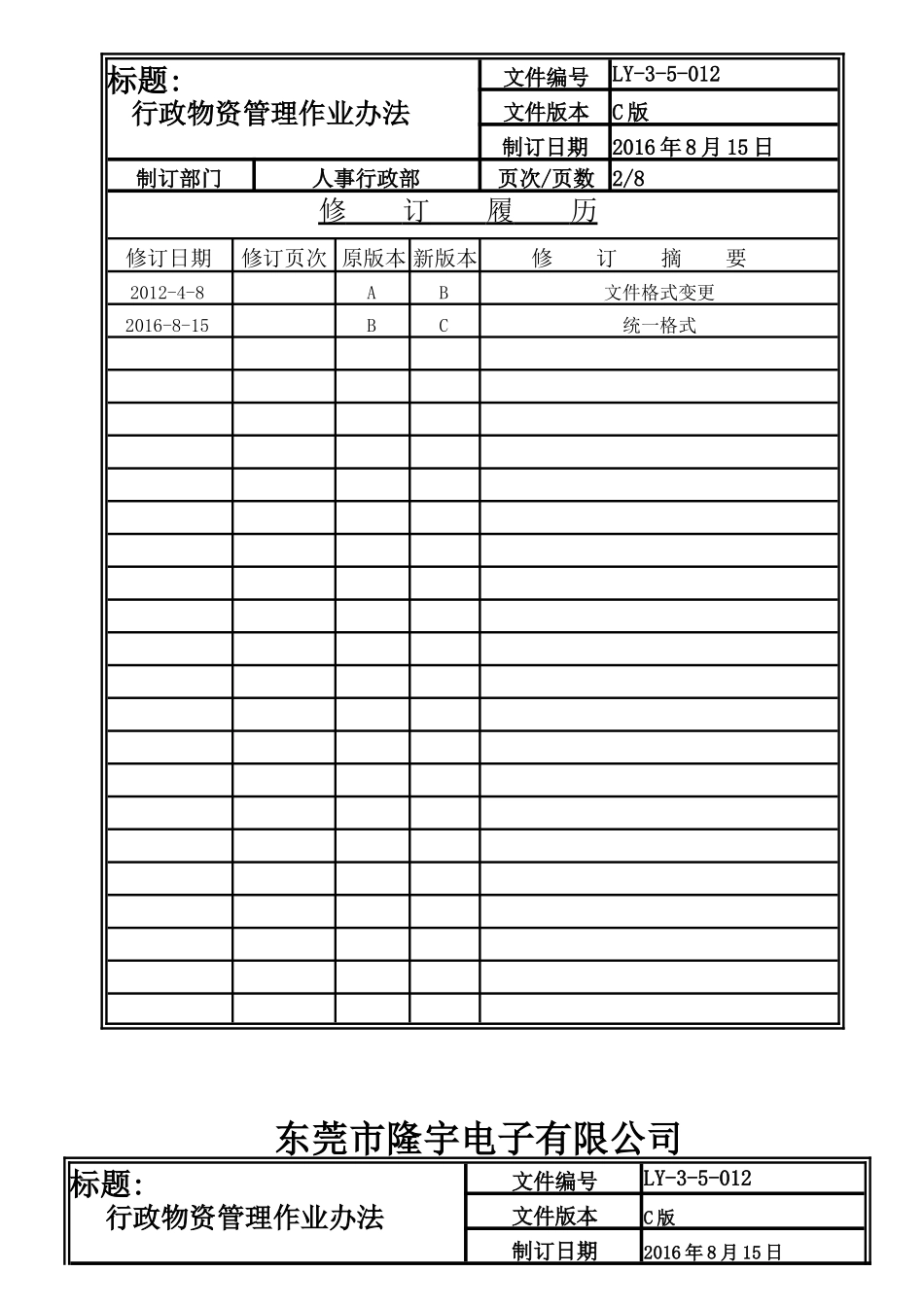 LY-3-5-012 行政物资管理作业办法.doc_第2页