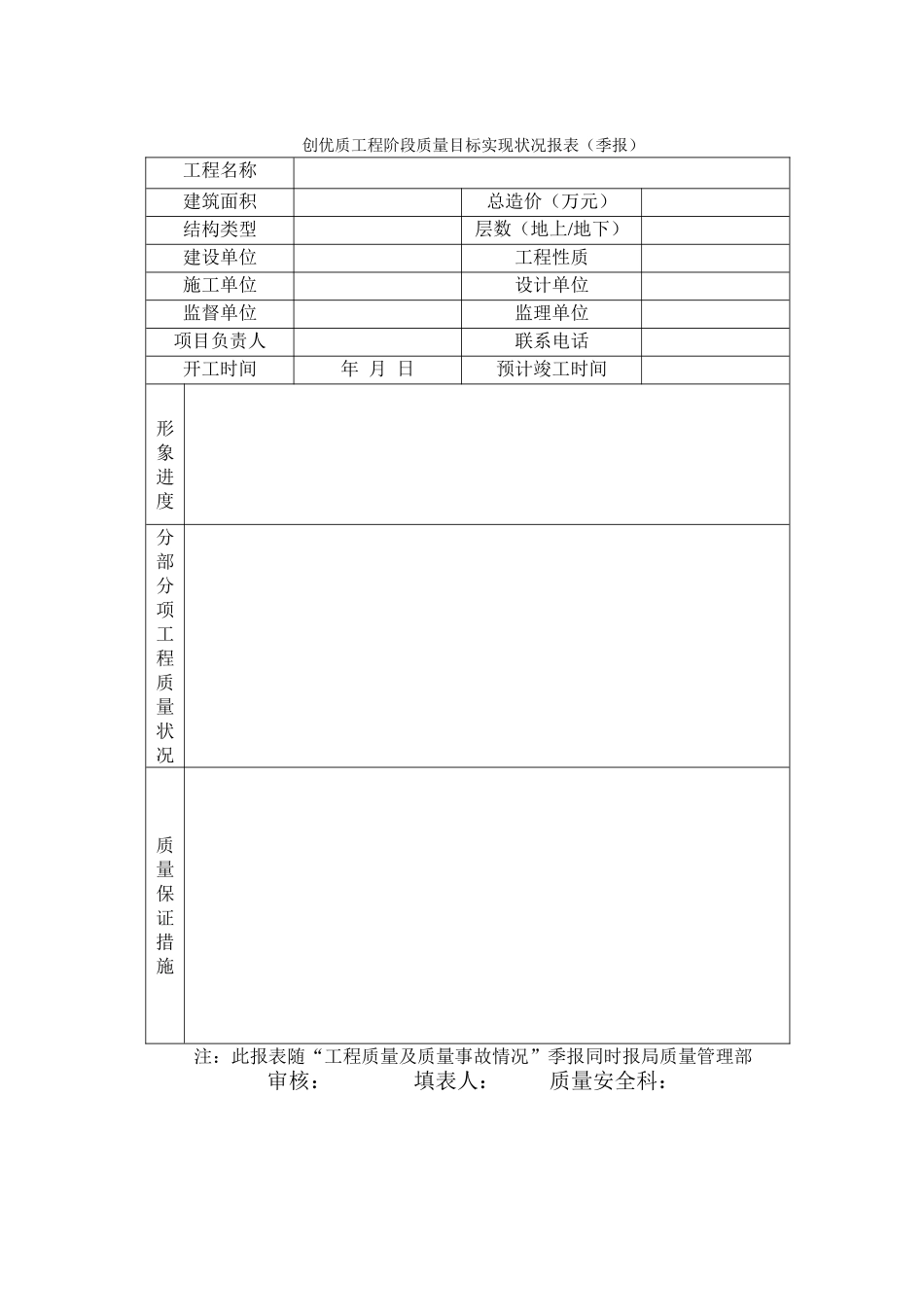 13-3创优质工程阶段质量目标.DOC_第1页