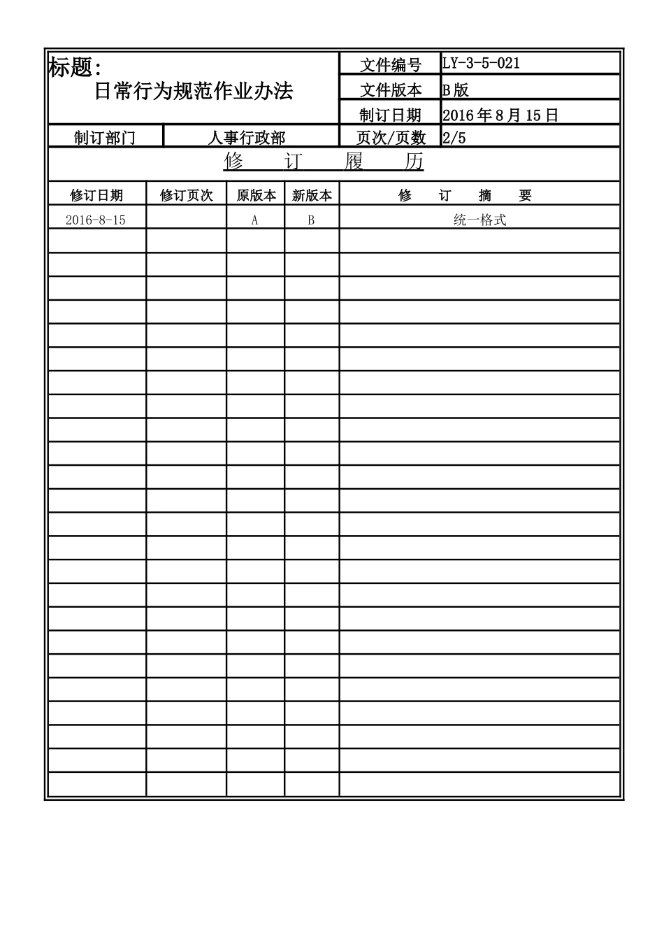 LY-3-5-021 日常行为规范作业办法.doc_第2页
