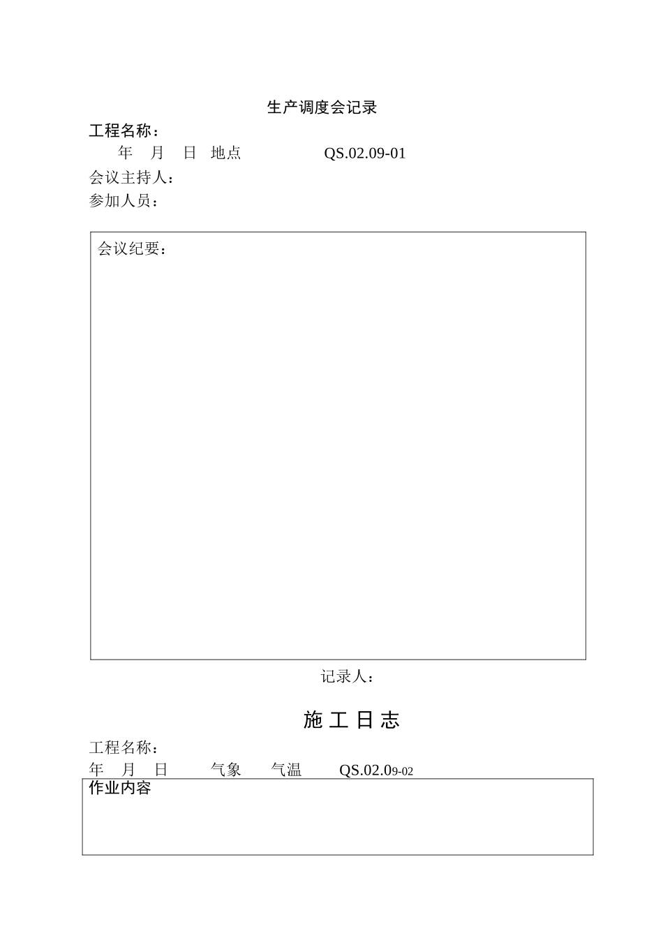 09-2生产运作程序附表.DOC_第1页