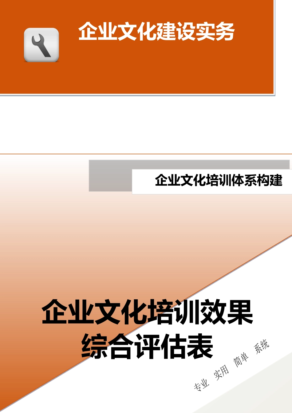 10-【保障体系构建】-企业文化培训效果综合评估表.docx_第1页