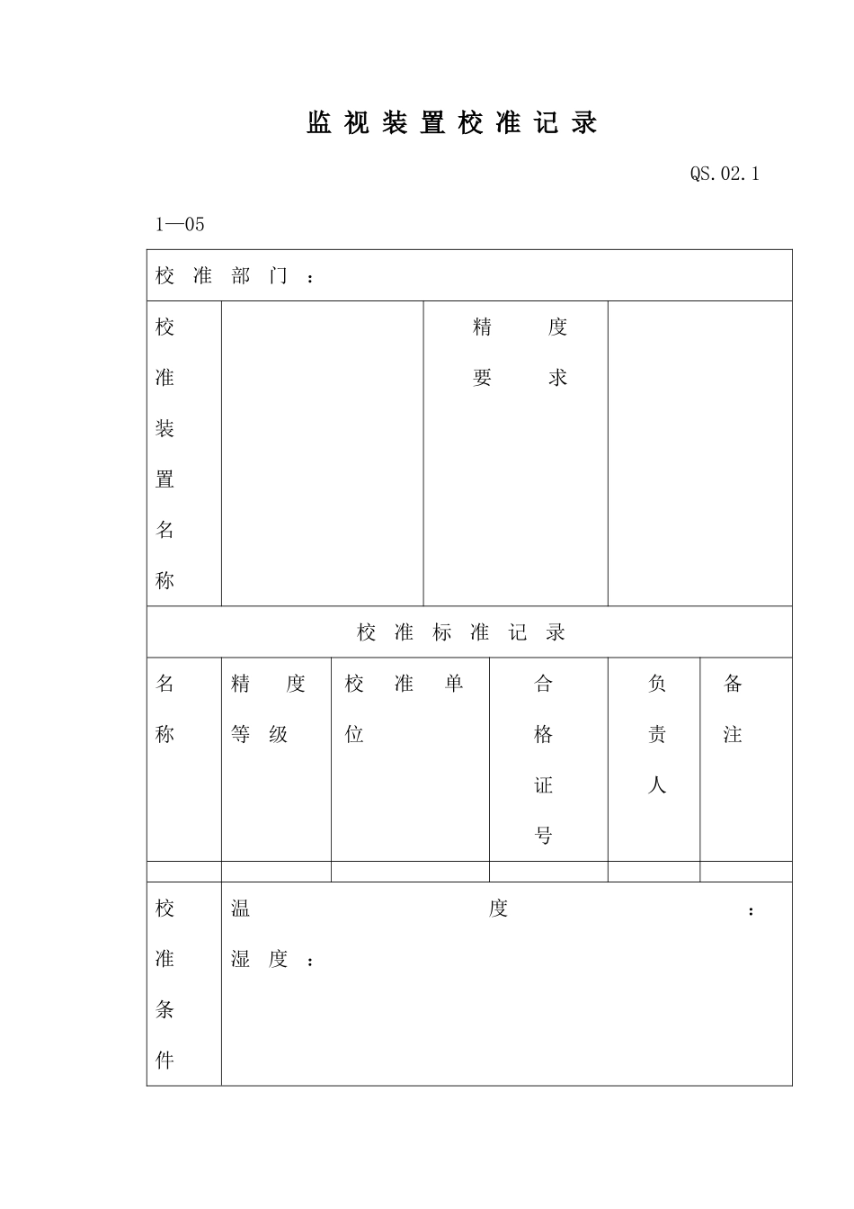 11-3监视装置校准记录.DOC_第1页