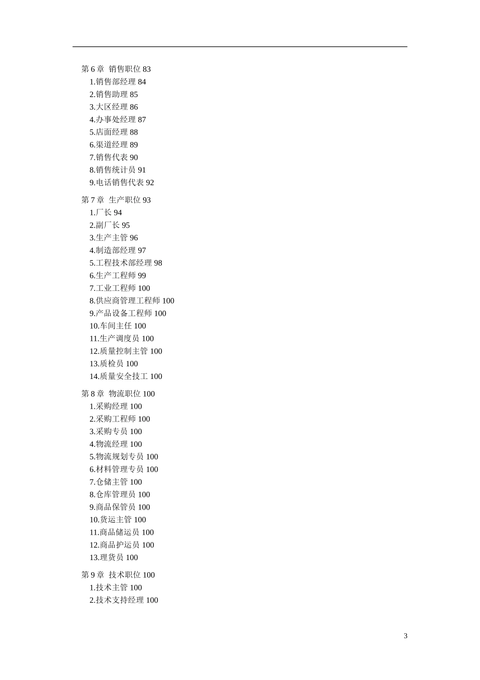 全套岗位说明书及绩效考核指标样本.doc_第3页