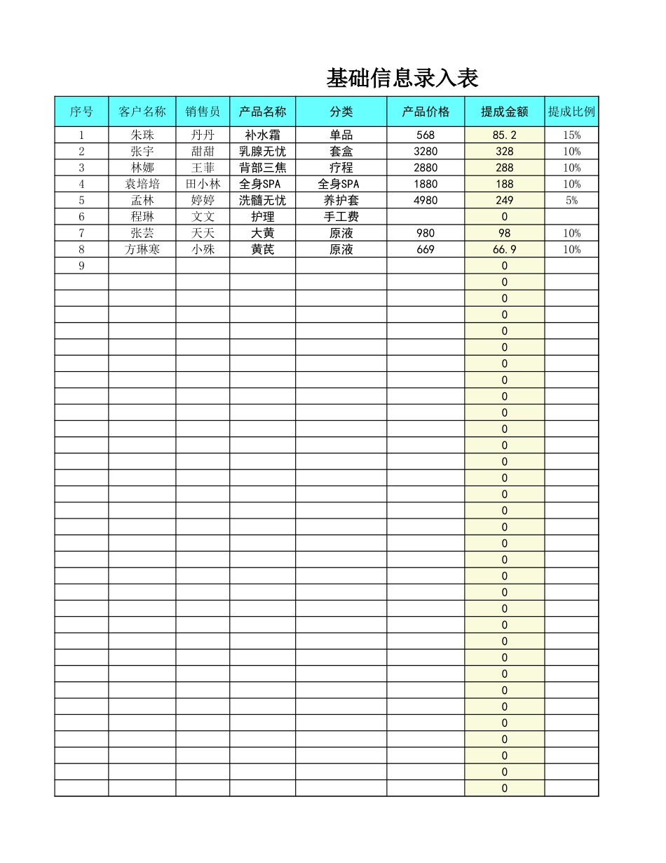 02-【管理系统】-03-美容院销售提成工资管理系统 (2).xlsx_第3页