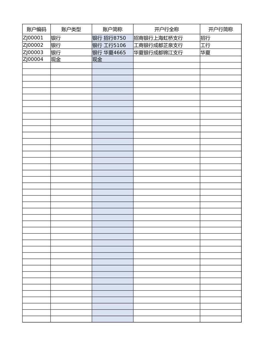26 -通用出纳资金管理系统自动报表 (2).xlsx_第3页