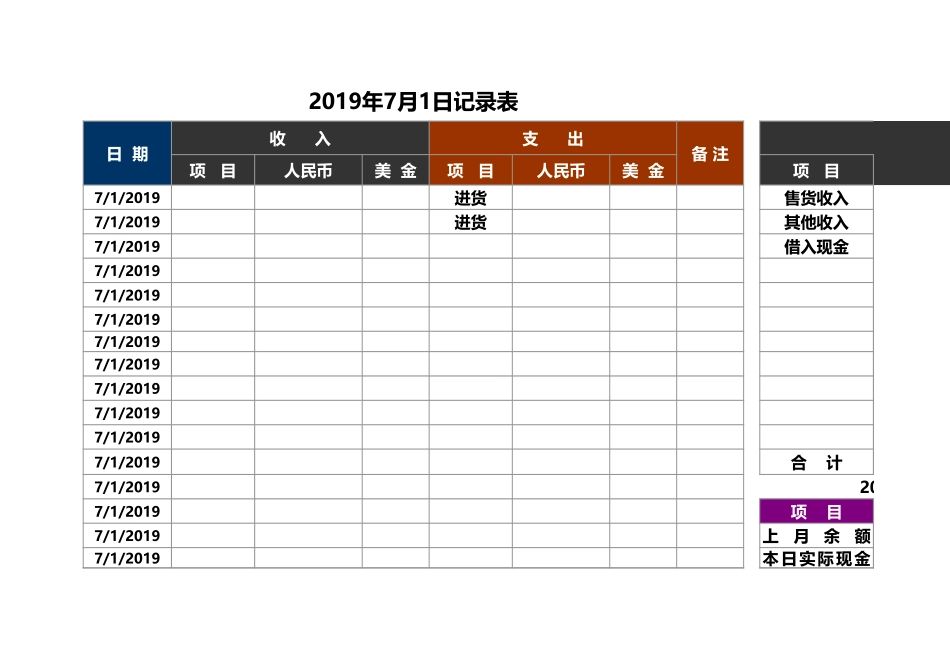 57收支管理系统-每日明细 (2).xls_第2页