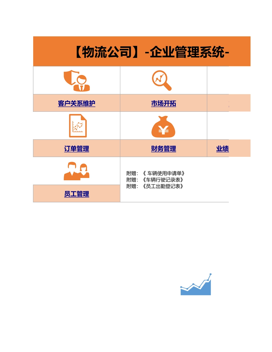 02-【管理系统】-16-物流企业（订单、客户、员工、车辆管理、业绩分析） (2).xlsx_第1页