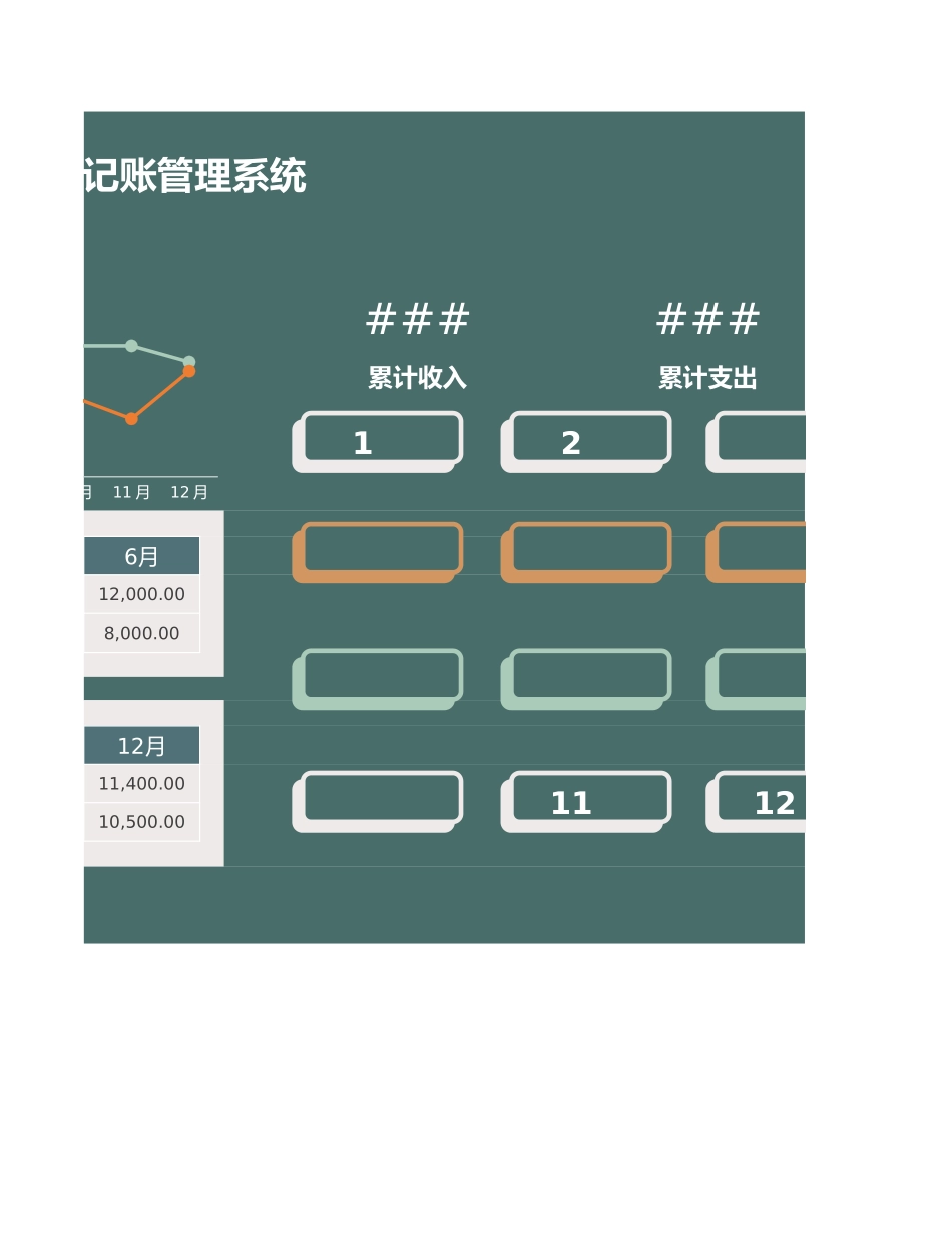 133家庭公司个人全年收支记账管理系统.xlsx_第2页