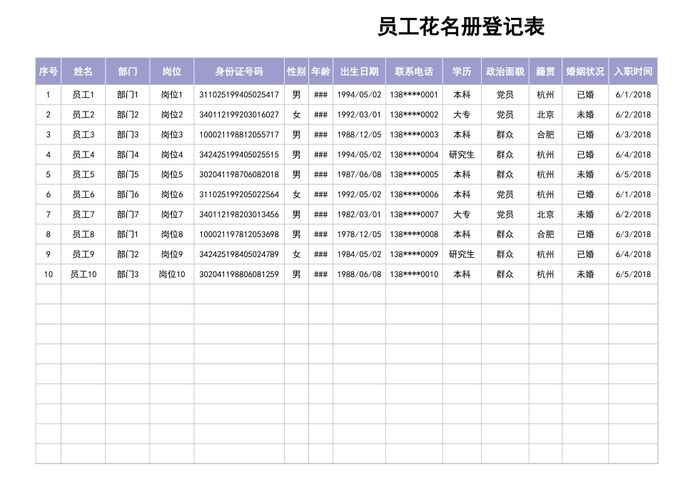 442人事行政考勤工资管理系统.xlsx_第3页
