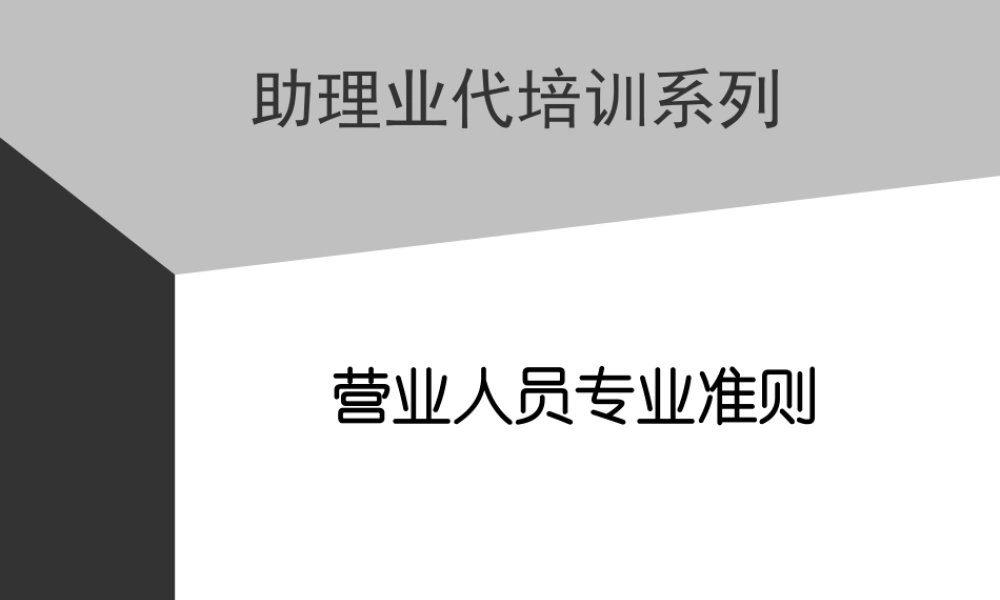 03助代-营业人员专业准则 (3).PPT