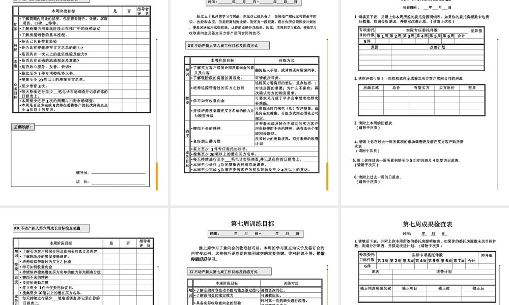 某某不动产新人培训手册-新人工作培训手册（PPT 38页） (3).ppt