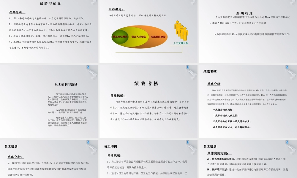 【11.13】年底人力资源部述职报告（总结+计划模板） (4).ppt