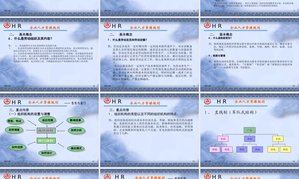 HR师认证复习资料-人力资源规划 (3).ppt