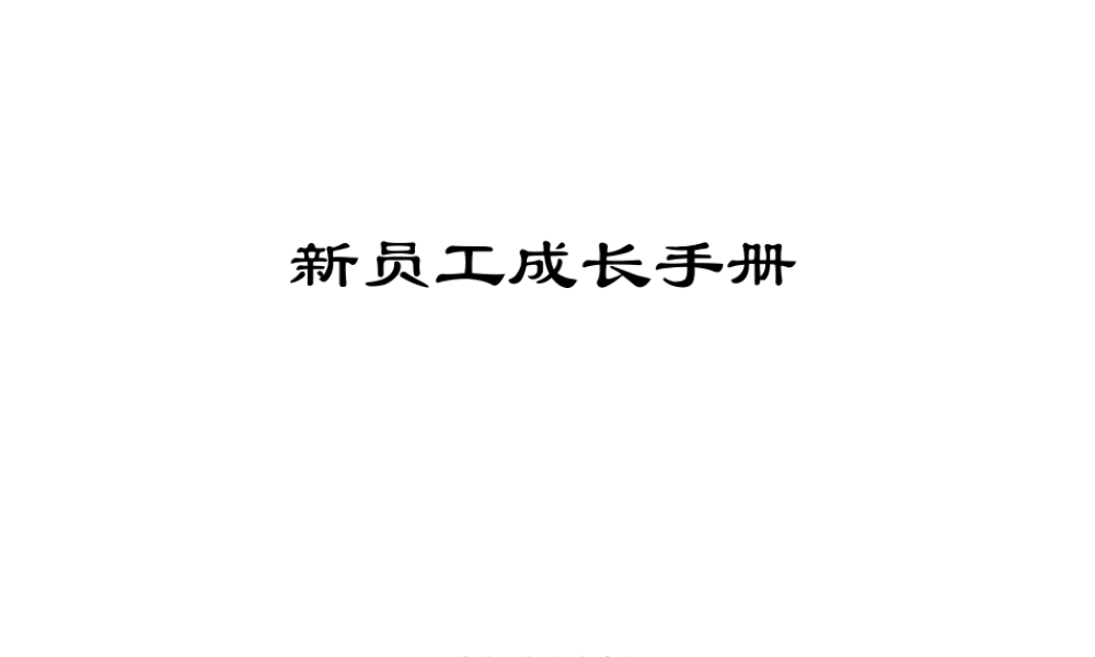 03 -500强企业员工手册 (3).ppt