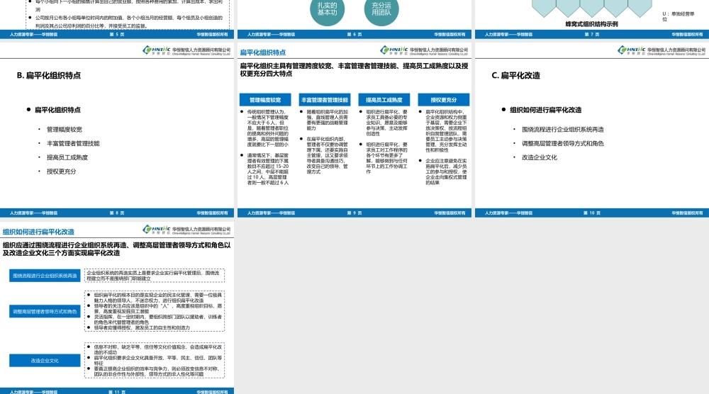 扁平化组织常见形式、特点及改造方法 (2).pptx