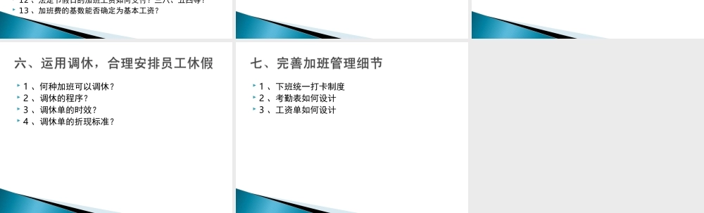 加班与加班费的控制技巧 (2).ppt