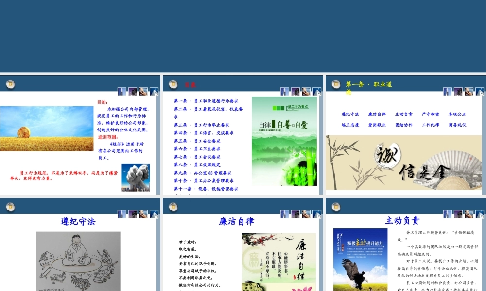 员工行为规范培训PPT模板 (2).pptx