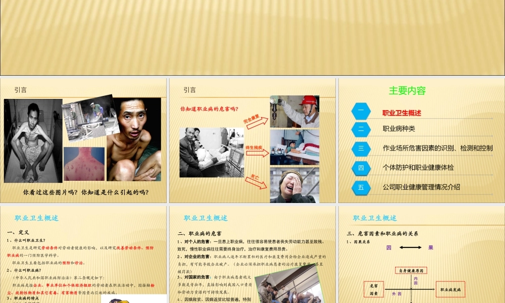 职业卫生专项培训教案（不用打印电子版保存备查） (2).ppt