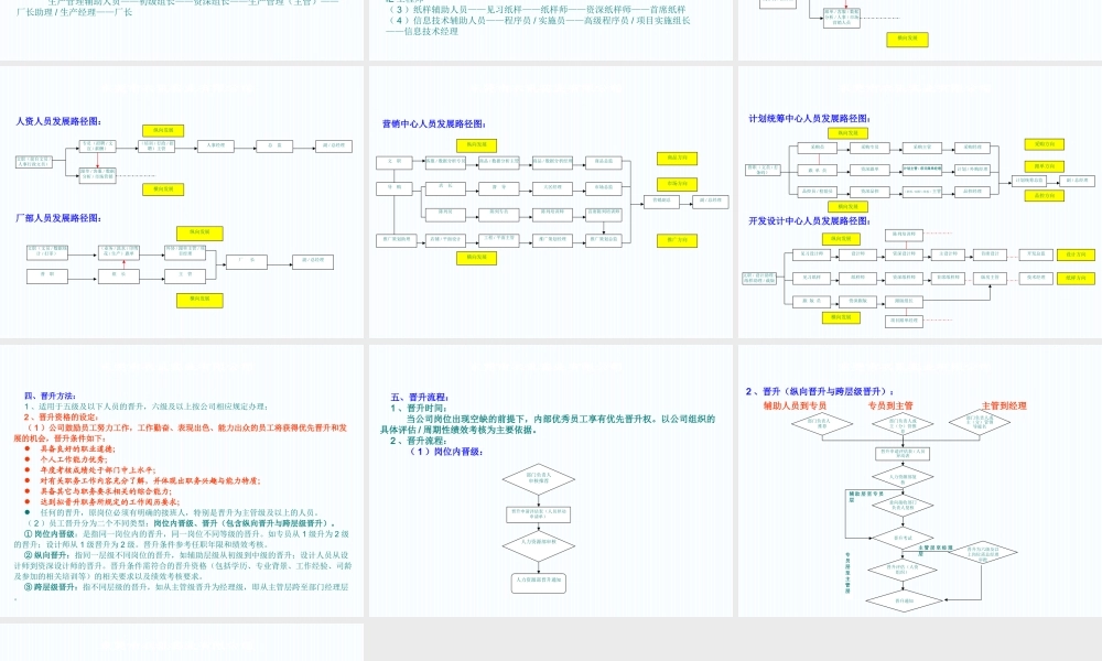 （方法）生涯规划—3、员工晋升通道及晋升办法 (2).ppt