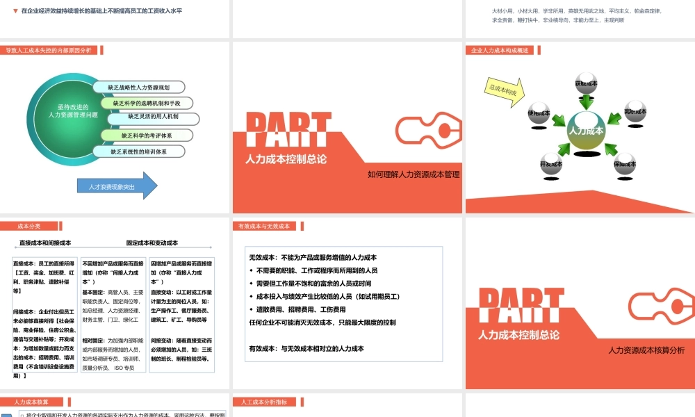 【费用预算】人力成本控制与精益化人力资源管理 (2).ppt