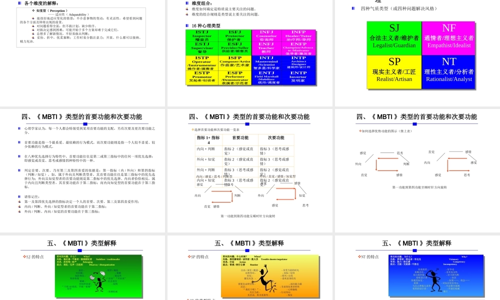 行为风格测验MBTI操作使用指导手册 (3).ppt